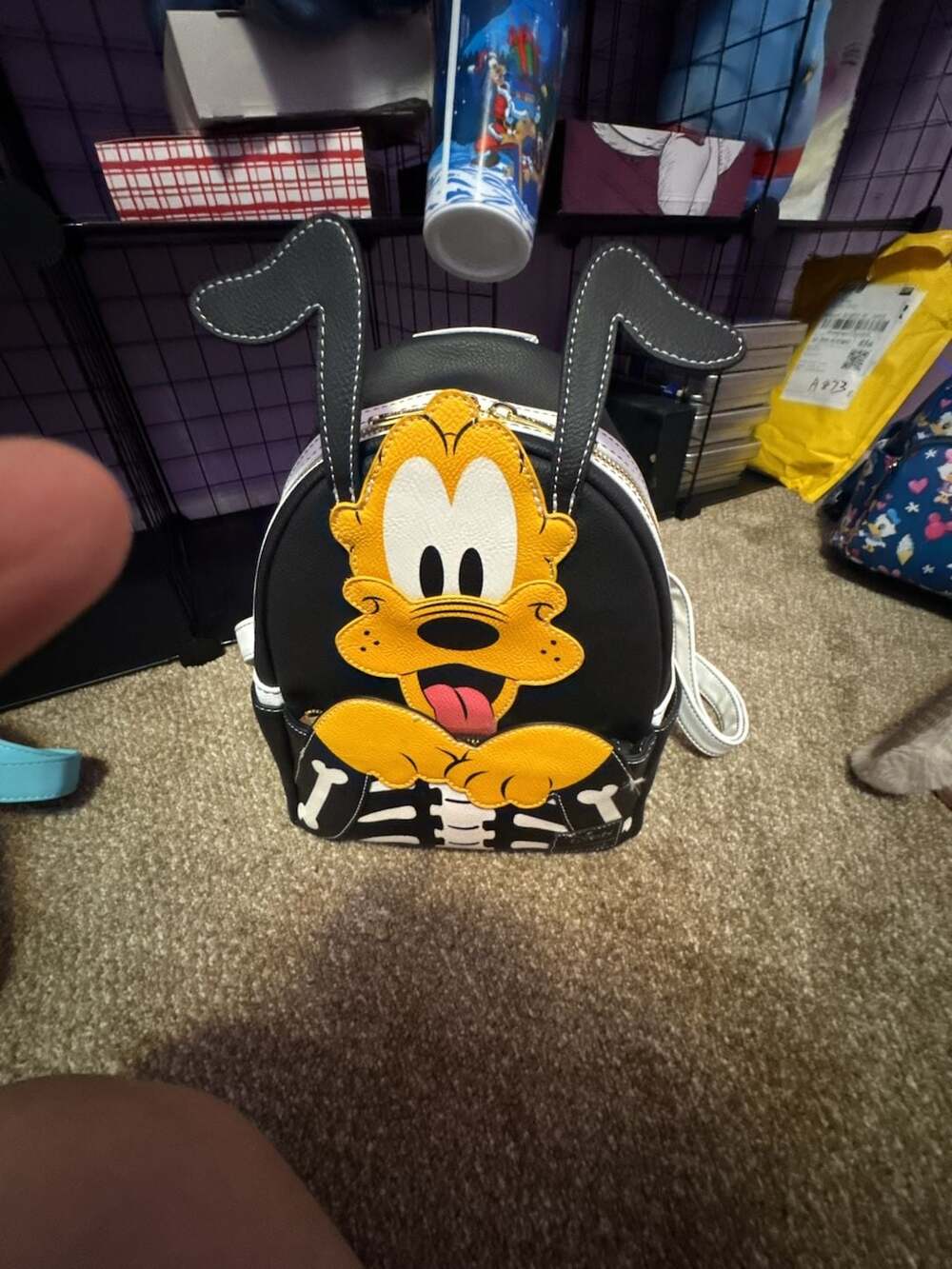 Loungefly Disney Pluto Skellington Mini US Exclusive Cosplay Backpack